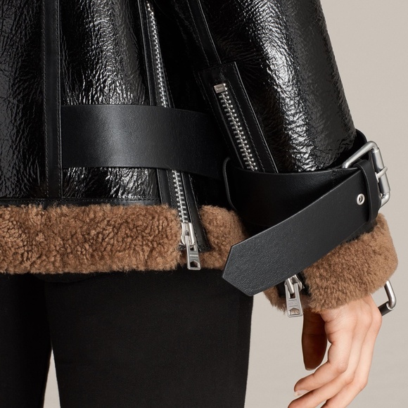 All Saints Leather Jacket - Picture 9 of 12